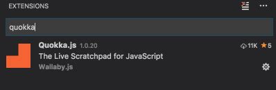 Image result for Quokka JavaScript Install