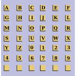 Image result for Alphanumeric Grid