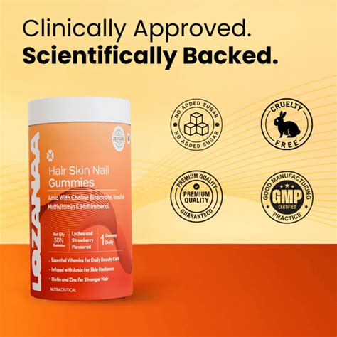 Buy Lozanaa Hair Skin & Nails Gummies Online