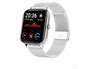 Montre connectée GENERIQUE Smart bluetooth watch P8 silver steel ...