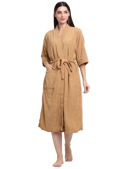 Buy CREEVA Everyday Unisex Micro Terry Bathrobe Collection With kimono ...