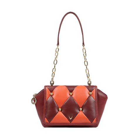Buy Hidesign Flapper Girl 01 Red Leather Womens Shoulderbag Online