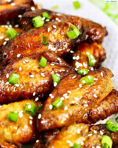 Baked Teriyaki Chicken Wings Recipe - Urban Bliss Life