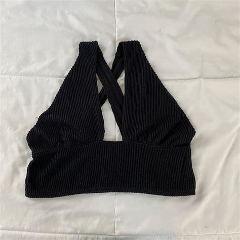 Urban Outfitters Women's Black Vest | Depop