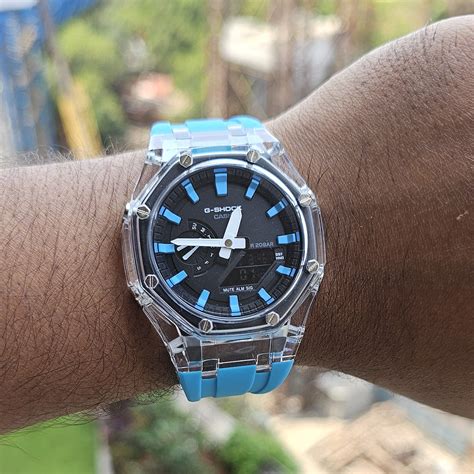 G-shock Sky Blue Silicon Premium Watch – thewatchtime.shop