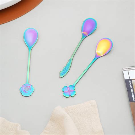 Quirky Steel Spoon Set of 3 Online - Premium Cutlery Set | Nestasia