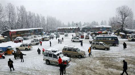 Photos of fresh snowfall at Shimla, Auli and Kashmir | The Times of India