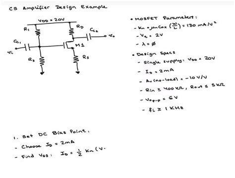 Image result for Common Source JFET Amplifier Self-Biasing Lab