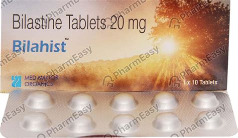 Bilahist 20 MG Tablet (10): Uses, Side Effects, Price & Dosage | PharmEasy