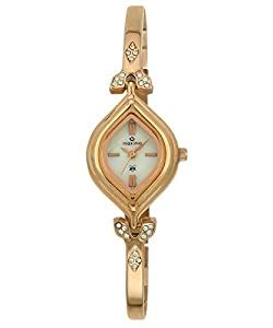 Maxima Swarovski Collection Analog Mother of Pearl Dial Women's Watch ...
