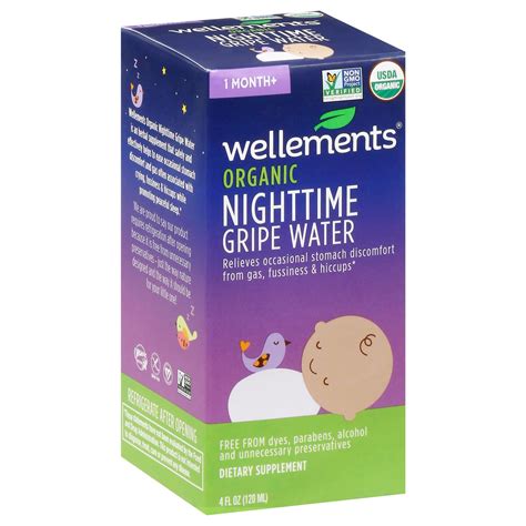 Wellements Organic Nighttime Gripe Water 4 oz | Shipt