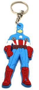neoinsta shopping Small size Captain America 3D pvc or rubber keychain ...