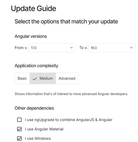 Update Angular Project 的图像结果