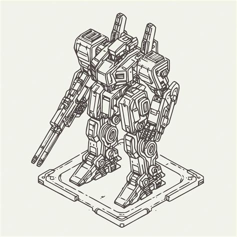 Robot Line Art 的图像结果