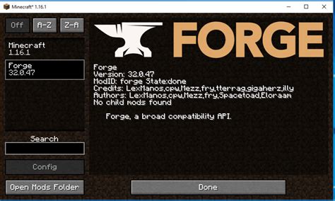 How to Open Forge Mod Folder 的图像结果