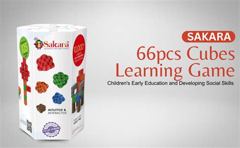 Buy SAKARA 66pcs Cubes Learning Game| Children's Early Education and ...