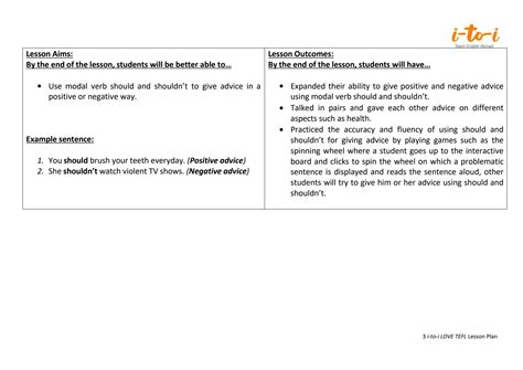 Module 2 Video Lesson Plan Examples TEFL 的图像结果