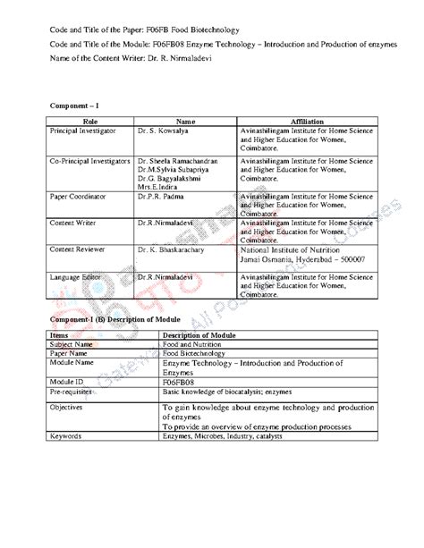 8. Enzyme Technology ( Introduction AND Production OF Enzymes ) - Code ...