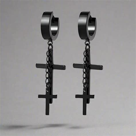 Buy Now Premium - DOUBLE CROSS NOIRCHAIN BLACK - Titanium Steel Hoop ...