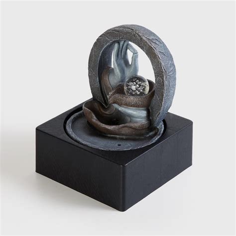Buy Corsica Cascade Polyresin Buddha Hand Fountain - 18x18x24cm from ...