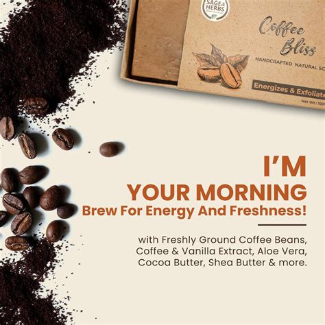 Cocoa Coffee Handmade Soap — Moisturizing & Skin Nourishing | Sage & Herbs