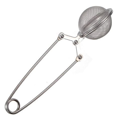 GLIVE(LABEL) Stainless Steel Tea Infuser Mesh Ball Tong for Brewing ...