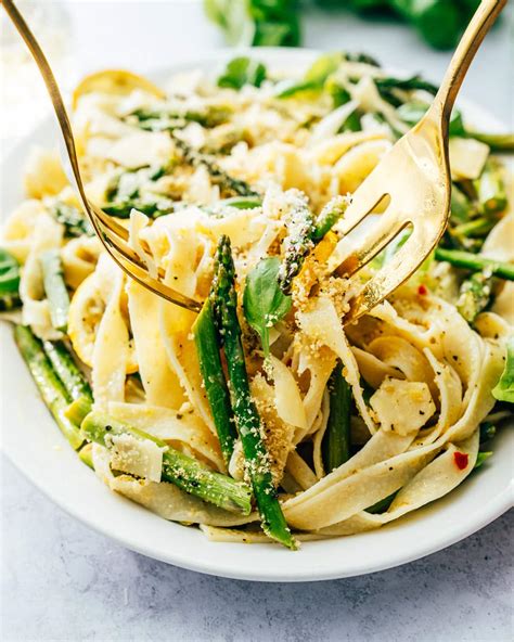 Asparagus Pasta with Lemon – A Couple Cooks