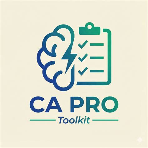 CA PRO Toolkit | AI-Powered Productivity for Chartered Accountants