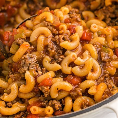 Old-fashioned American goulash is a satisfying, one pan dinner made ...