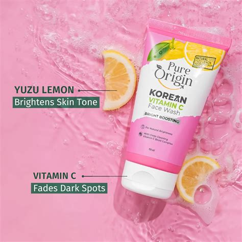 Buy Pure Origin Korean Vitamin C Bright Boosting Face Wash Online at ...