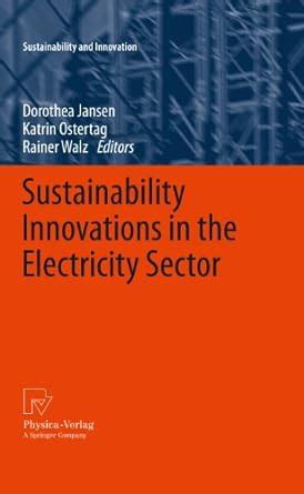 Sustainability Innovations in the Electricity Sector (Sustainability ...