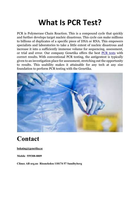 PCR Testing Definition 的图像结果