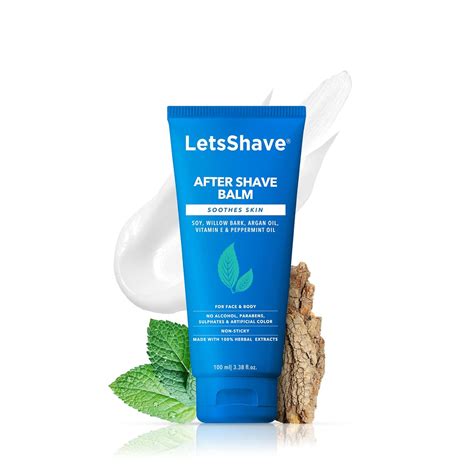 LetsShave After Shave Balm For Men & Women, After Shave lotion (100ml ...