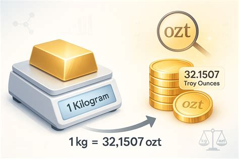 Kilograms to Troy Ounce Converter - JetCalculator