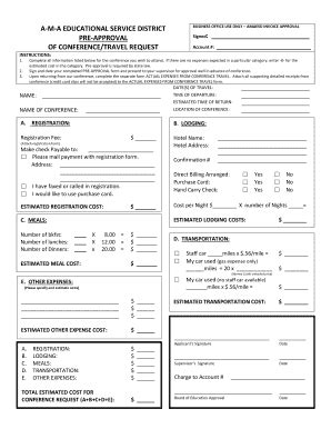 Fillable Online Travel Expense Form.XLS Fax Email Print - pdfFiller