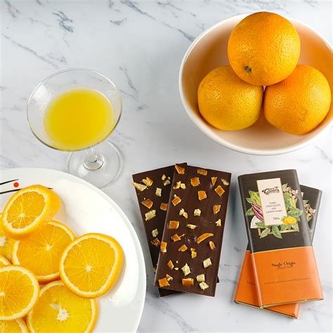 Single Origin Dark Chocolate Bar with Candied Orange Peel – Cheers ...