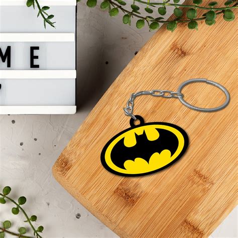 Batman Wooden Keychain – Bhai Please India