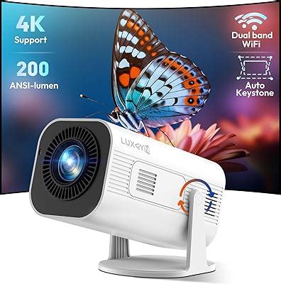 Mini Smart Projector LUXVYN V1 Portable Projector India | Ubuy