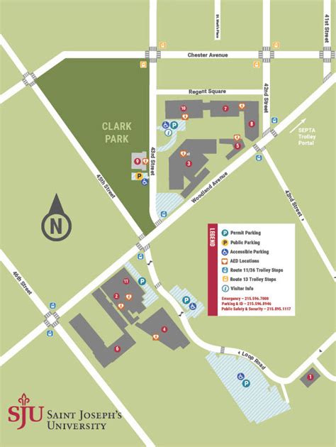 Saint Joseph's University Campus Map | Saint Joseph's University