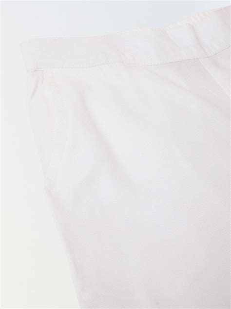 Girls White Embroidered Sleeveless Co-Ord Set – Spunkies