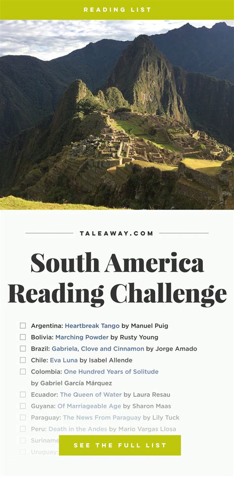 Books Set In South America: South American Novels - Tale Away
