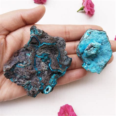 Natural Chrysocolla Rough Raw Stone – SILBERUH