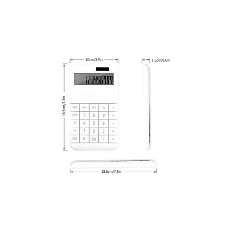 GOOFFY Calculator Slim, Dual Powered Desktop | Ubuy India
