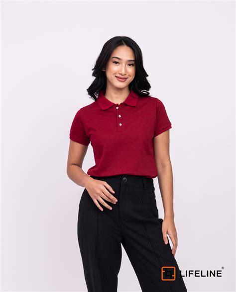 What To Wear With Red Polo Shirt Female at Terry Rousseau blog