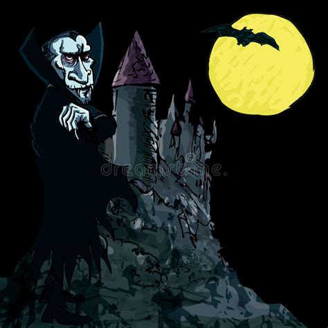 动画片城堡吸血鬼 向量例证. 插画 包括有 表面, 黑暗, 现有量, 死亡, 蜡烛, 蠕动, 成人, 空白 - 19287812