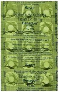 Benadon 40Mg Tablets (15 Tab) Tablets Price in India - Buy Benadon 40Mg ...