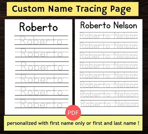 Image result for Custom Name Tracing