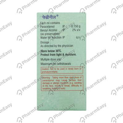 Febrinil 0.15 GM/ML Injection (21): Uses, Side Effects, Price & Dosage ...