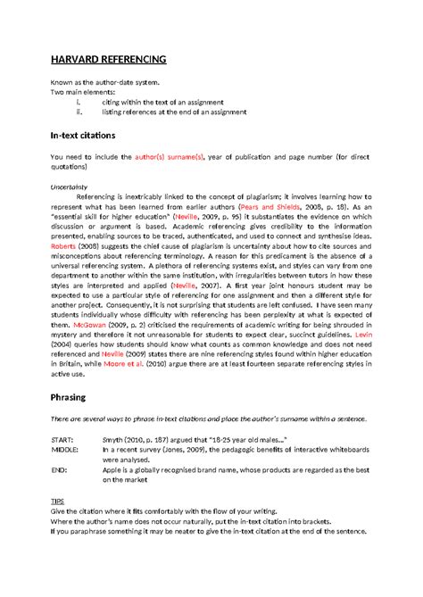 Image result for Harvard Referencing Examples