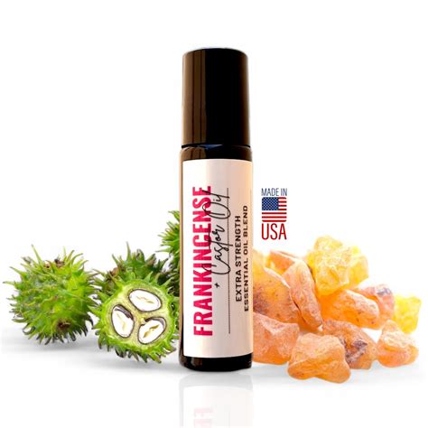 Buy Frankincense + Castor Oil Roller - Extra Strength Essential Oil ...